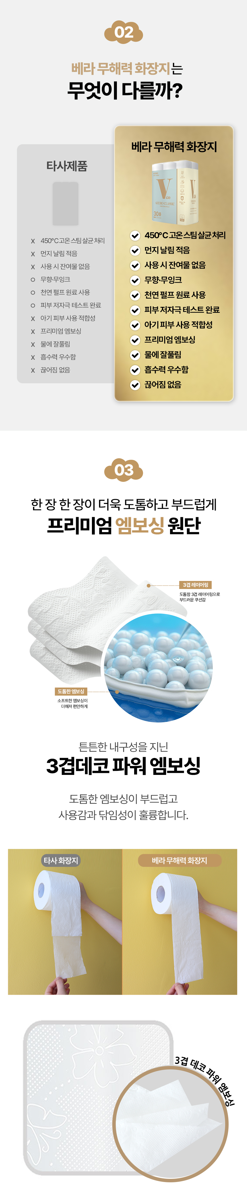 휴지 60롤, 한 롤에 346원입니다 상세 이미지 6