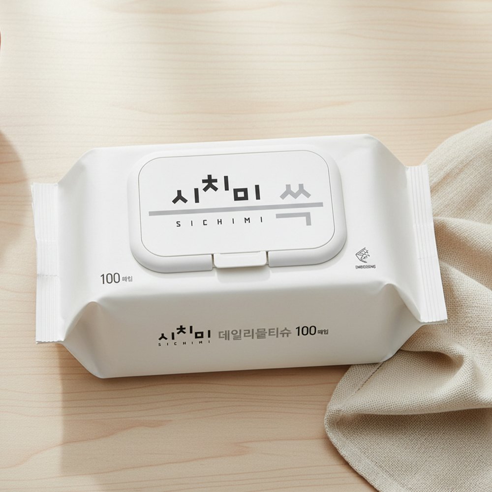 데일리 물티슈 10팩, 떨어질 틈 없이 두는 방식입니다 상세 이미지 1