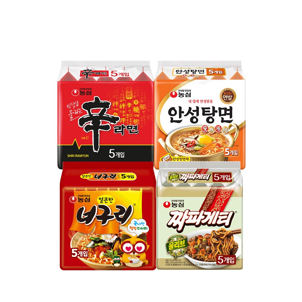 라면 4종 20개입, 미리 쟁여두는 방식입니다 상세 이미지 2
