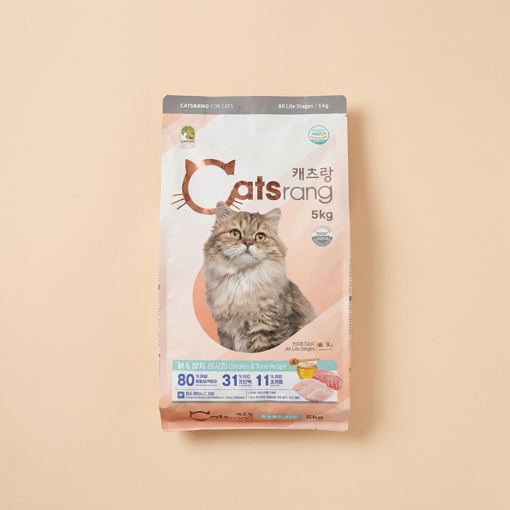고양이 사료 5kg, 단백질이 어디서 왔는지 보면 상세 이미지 1