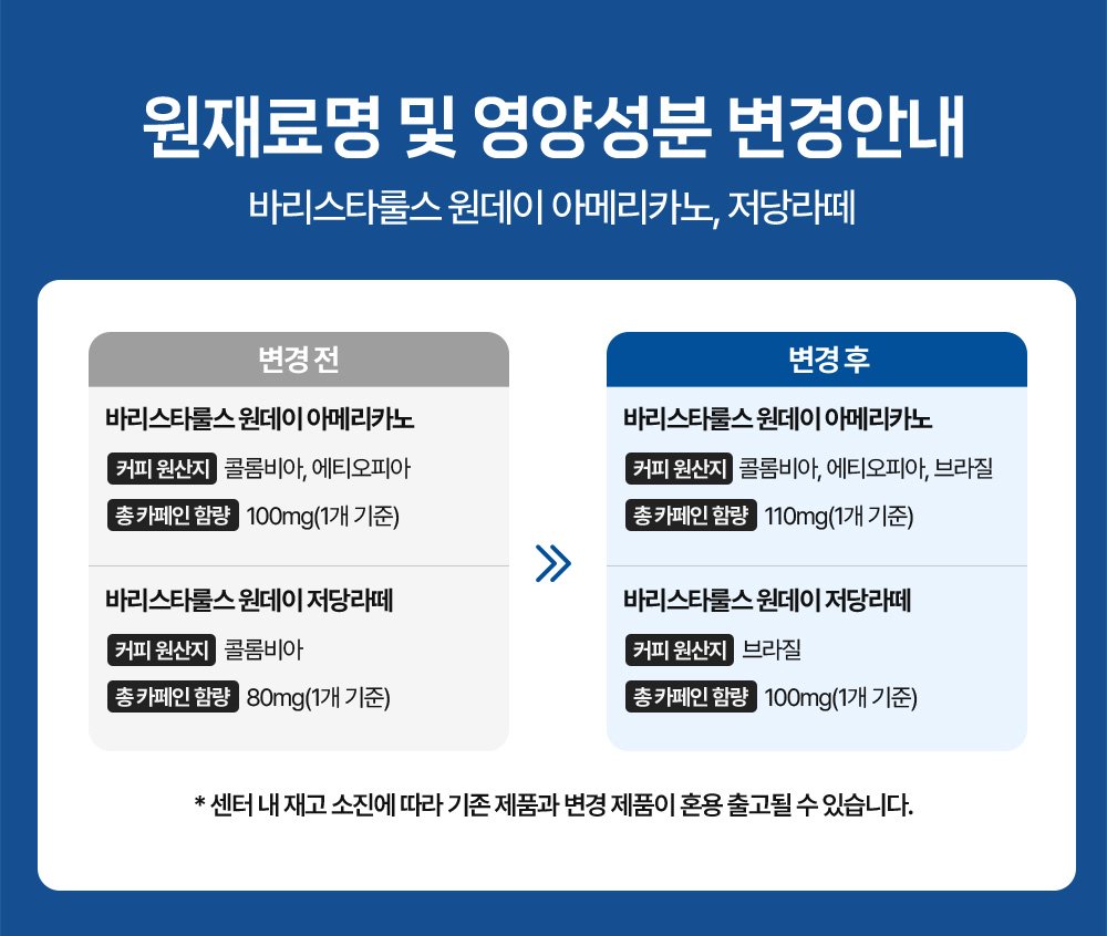 아메리카노 20병, 한 병에 499원입니다 상세 이미지 4