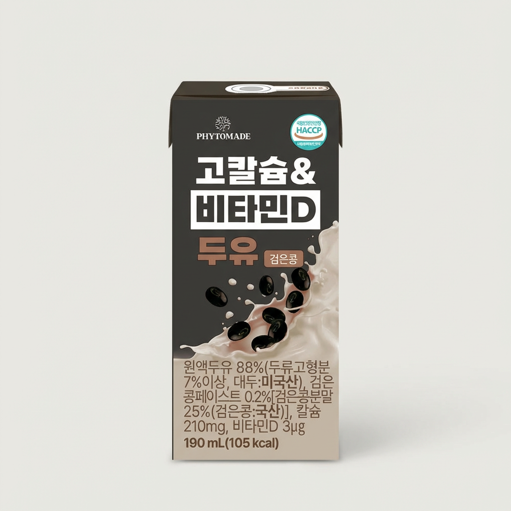 검은콩 두유 24팩, 한 팩에 370원입니다 상세 이미지 1